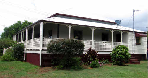 With its high pitched roof and wide veranda, the old Cason homestead survives from a bygone era. With its high pitched roof and wide veranda, the old Cason homestead survives from a bygone era.